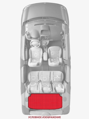 ЭВА коврики «Queen Lux» багажник для Toyota Master Ace Surf